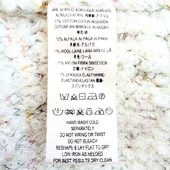 FREE PEOPLE COLOR POP HENLEY PULLOVER SWEATER SZ S EMBROIDERY FRINGE TRIM BOHO - Picture 15 of 15